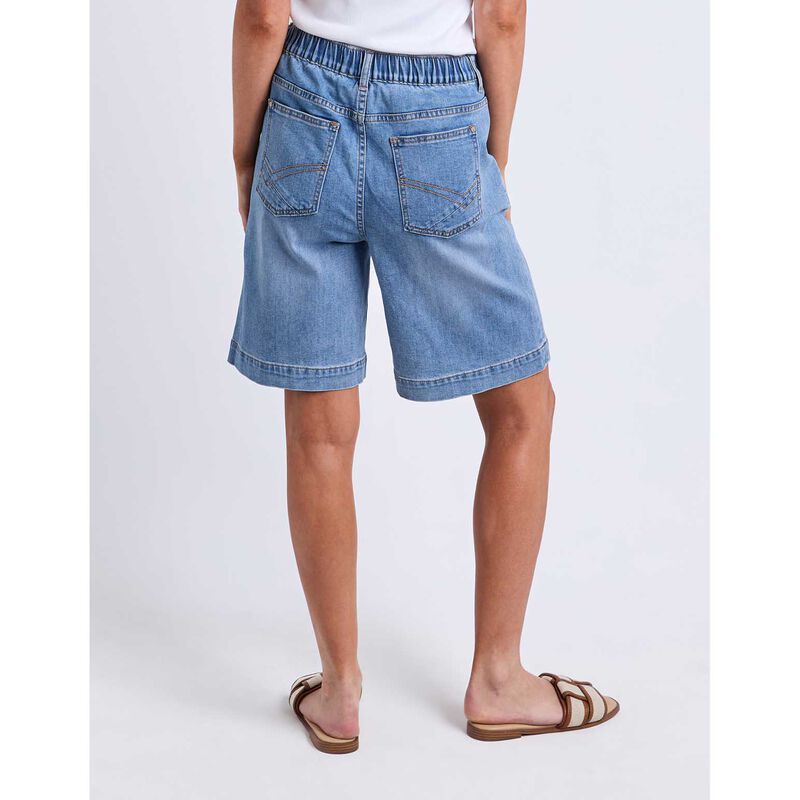 ELM Birdie Long Denim Short image number 1